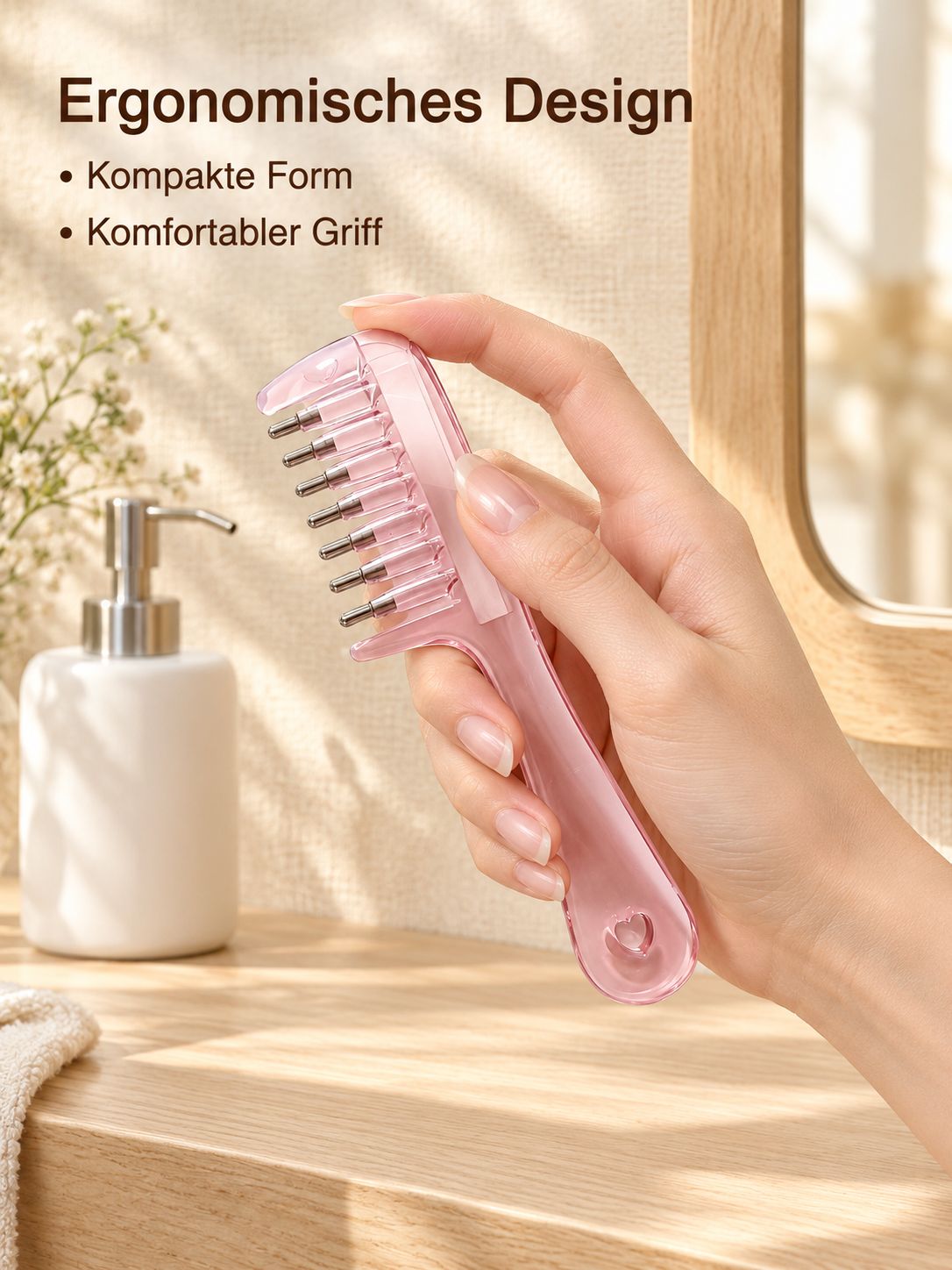 Kristall-Flüssigkeitskamm Minoxidil Kopfhaut-Applikator