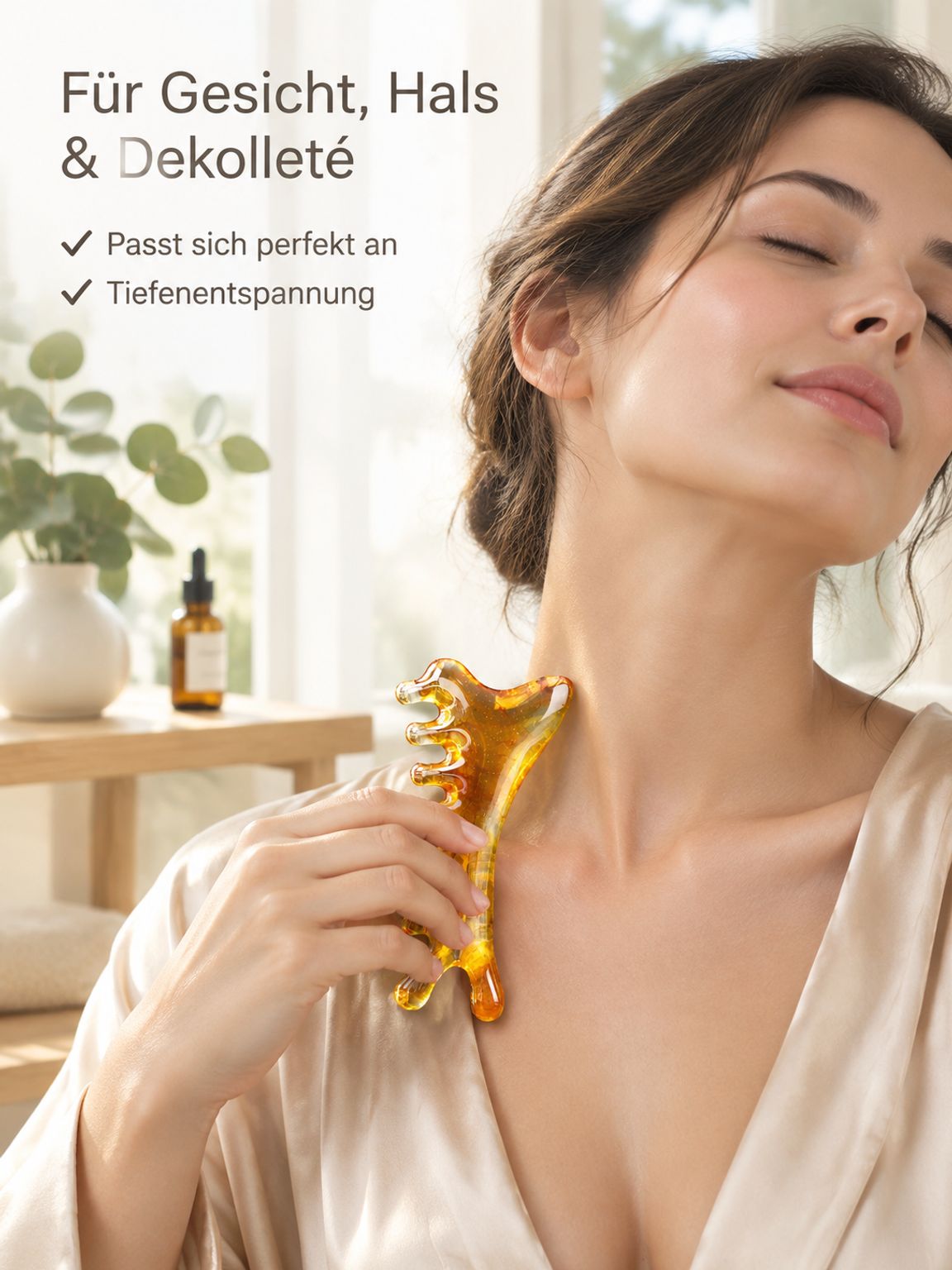 Multifunktionaler medizinischer Gesichtslifting-Massagekamm (speziell für Faszien-Entspannung)