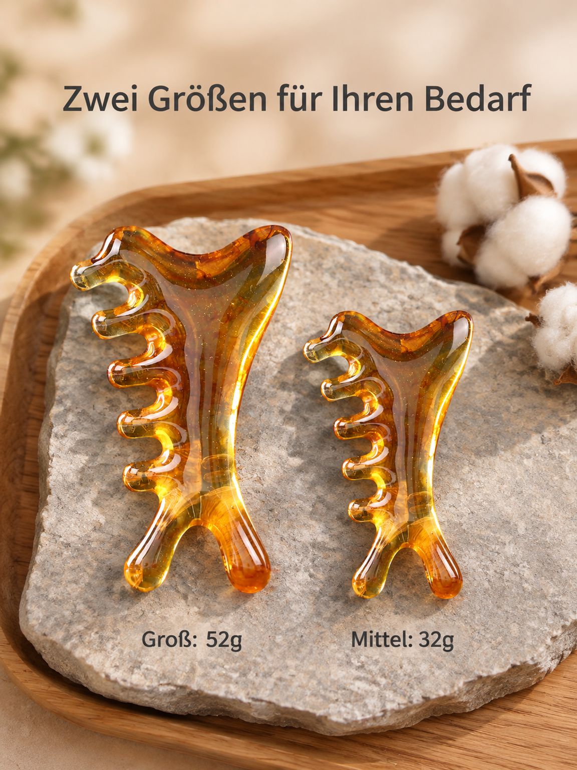 Multifunktionaler medizinischer Gesichtslifting-Massagekamm (speziell für Faszien-Entspannung)