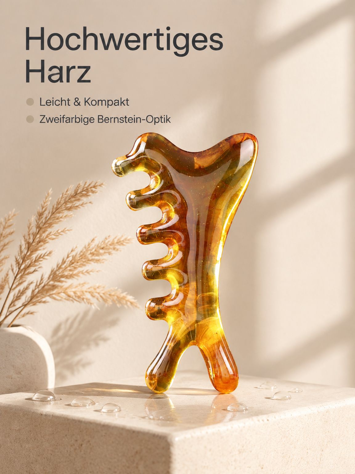 Multifunktionaler medizinischer Gesichtslifting-Massagekamm (speziell für Faszien-Entspannung)