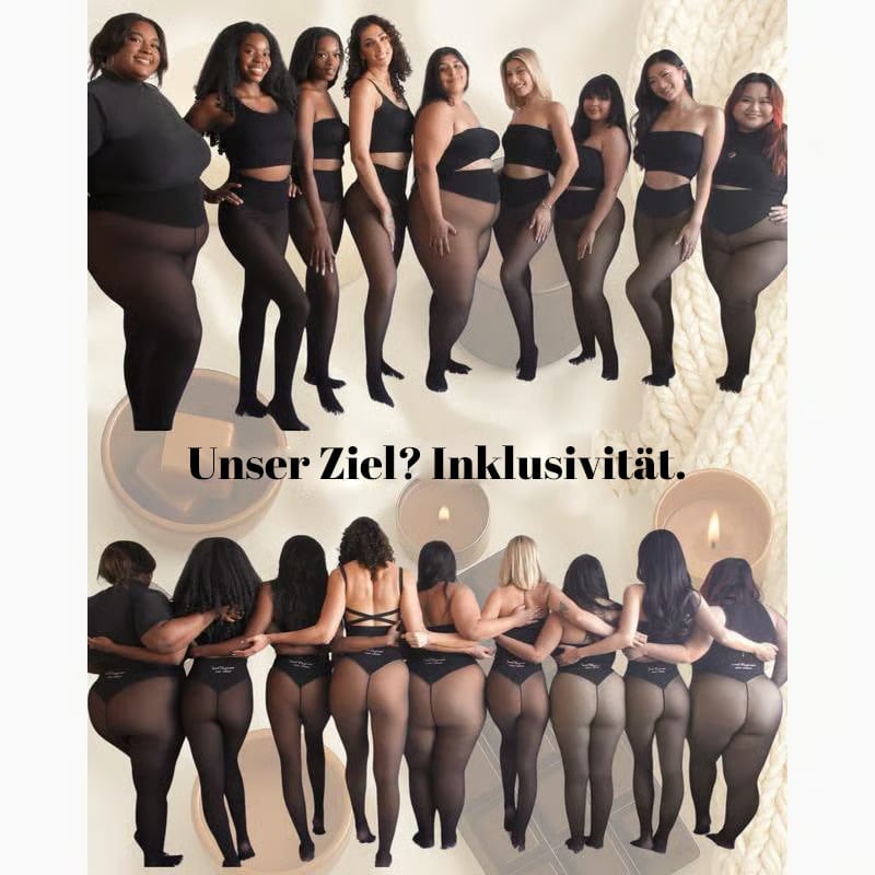 ❄️ NEU 2026 | Figurformende Thermo-Leggings mit Fleece-Futter – Nahtloser Look