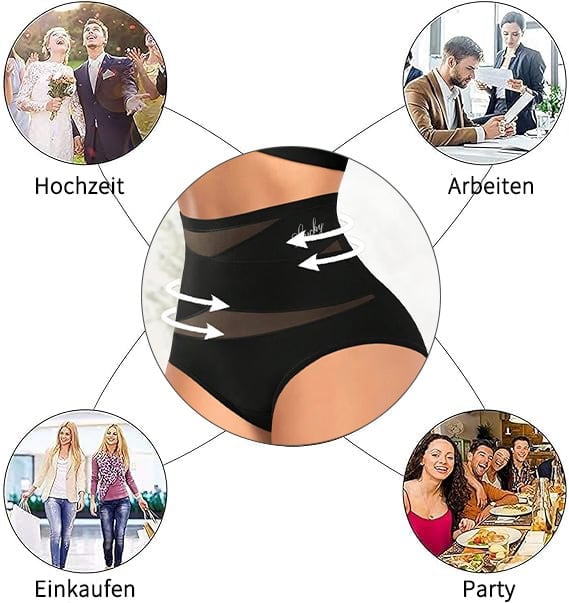 🎀4er-Pack (kostenloser Versand)  Taillenhoher Shaping-Slip