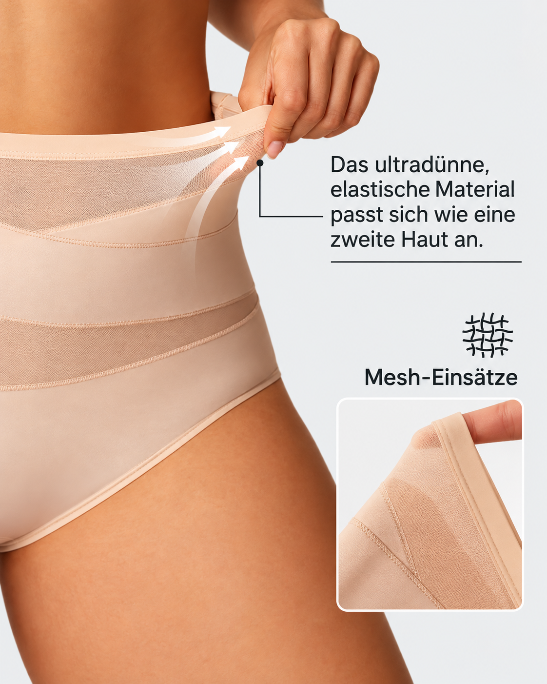 🎀4er-Pack (kostenloser Versand)  Taillenhoher Shaping-Slip