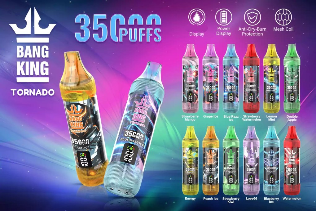 BANG KING 35000 Puffs High Capacity Rechargeable Disposable Vape Device