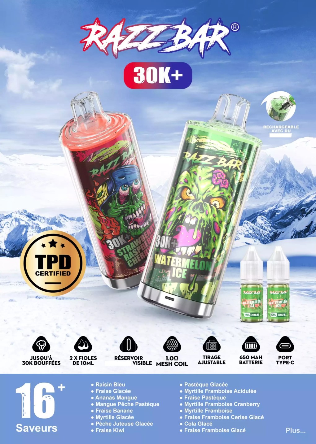RAZZ BAR 30K 30000 Puffs Wholesale