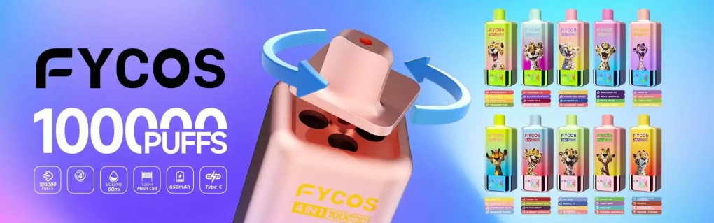FYCOS 4-in-1 100K Puffs Disposable Vape Wholesale Display