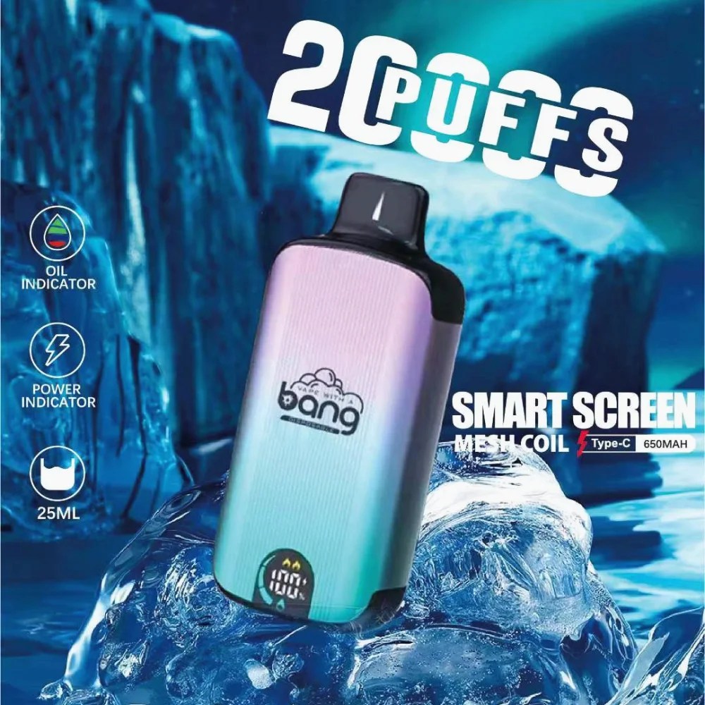 Bang Vape 20000 Puffs Disposable Device with LED Screen