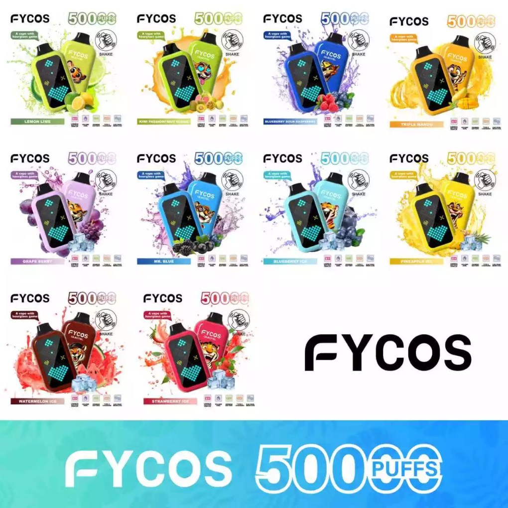 FYCOS Player 50K Disposable Vape 50000 Puffs 45ml Capacity Dual Mesh Coil