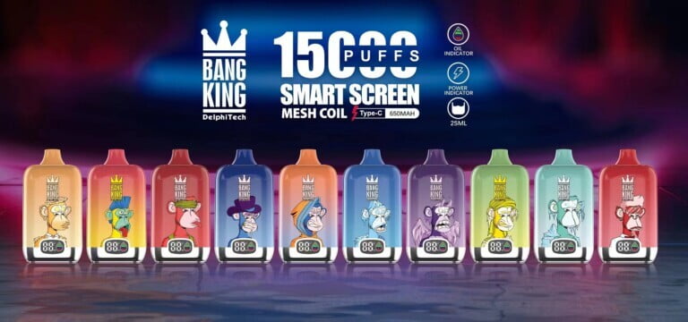 Bang King Smartscreen 15000 Puffs Disposable Vape