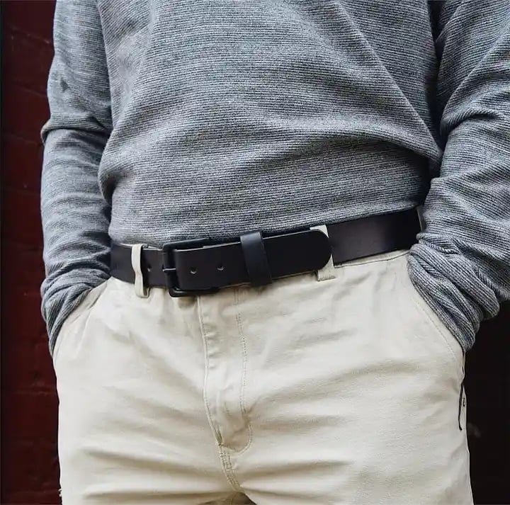 🔥100% Handmade Full-grain Buffalo Leather Belt