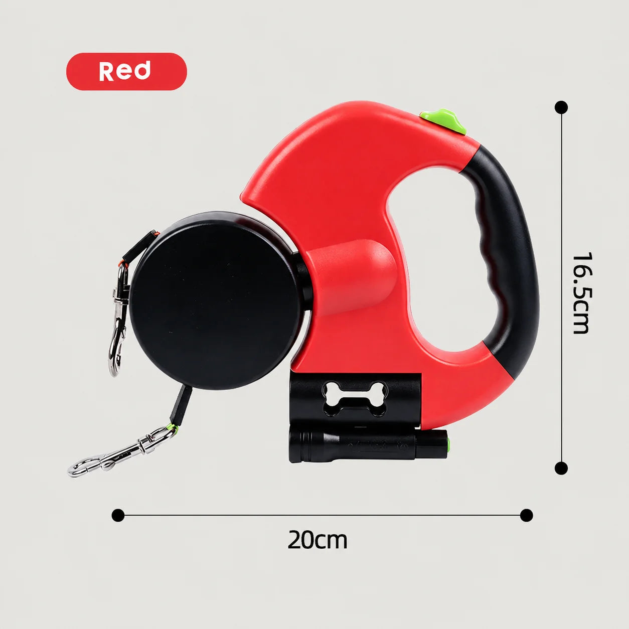 — Dual Retractable Dog Leash for 2 Dogs