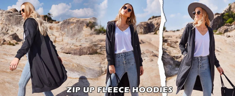 📢📢This Week's Special Price:$27.99!!🔥✨ Women's Zip-Up Fleece Hoodies