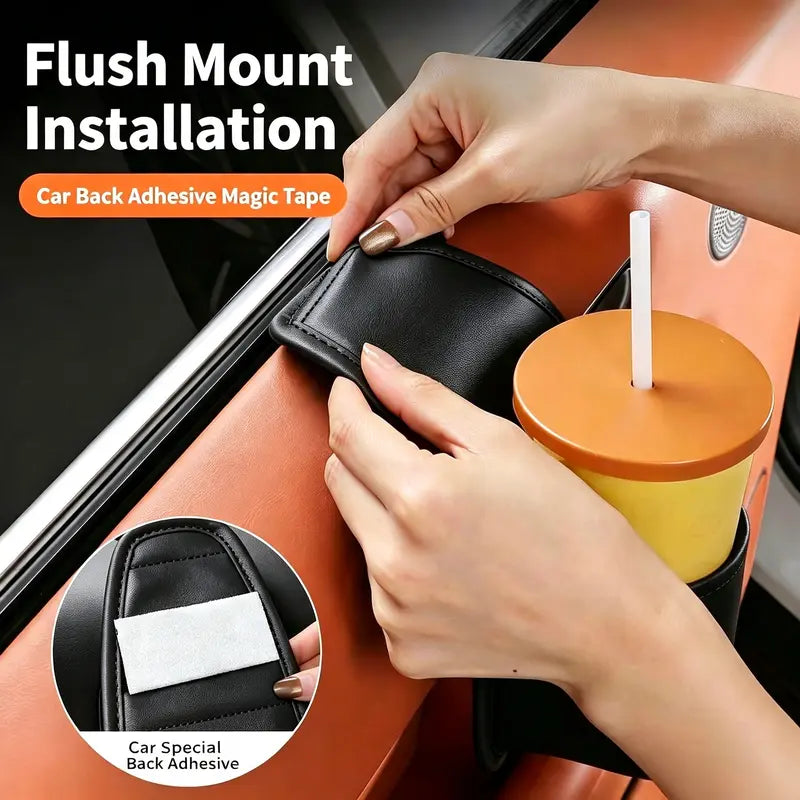 Double-layer car storage compartments