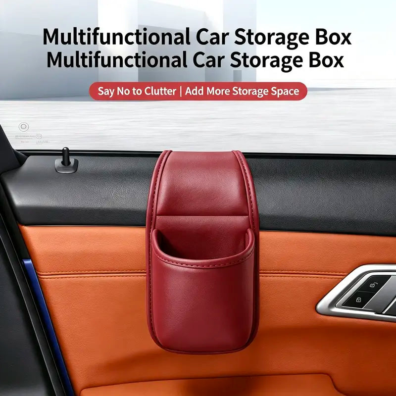 Car door storage pocket organizing daily essentials