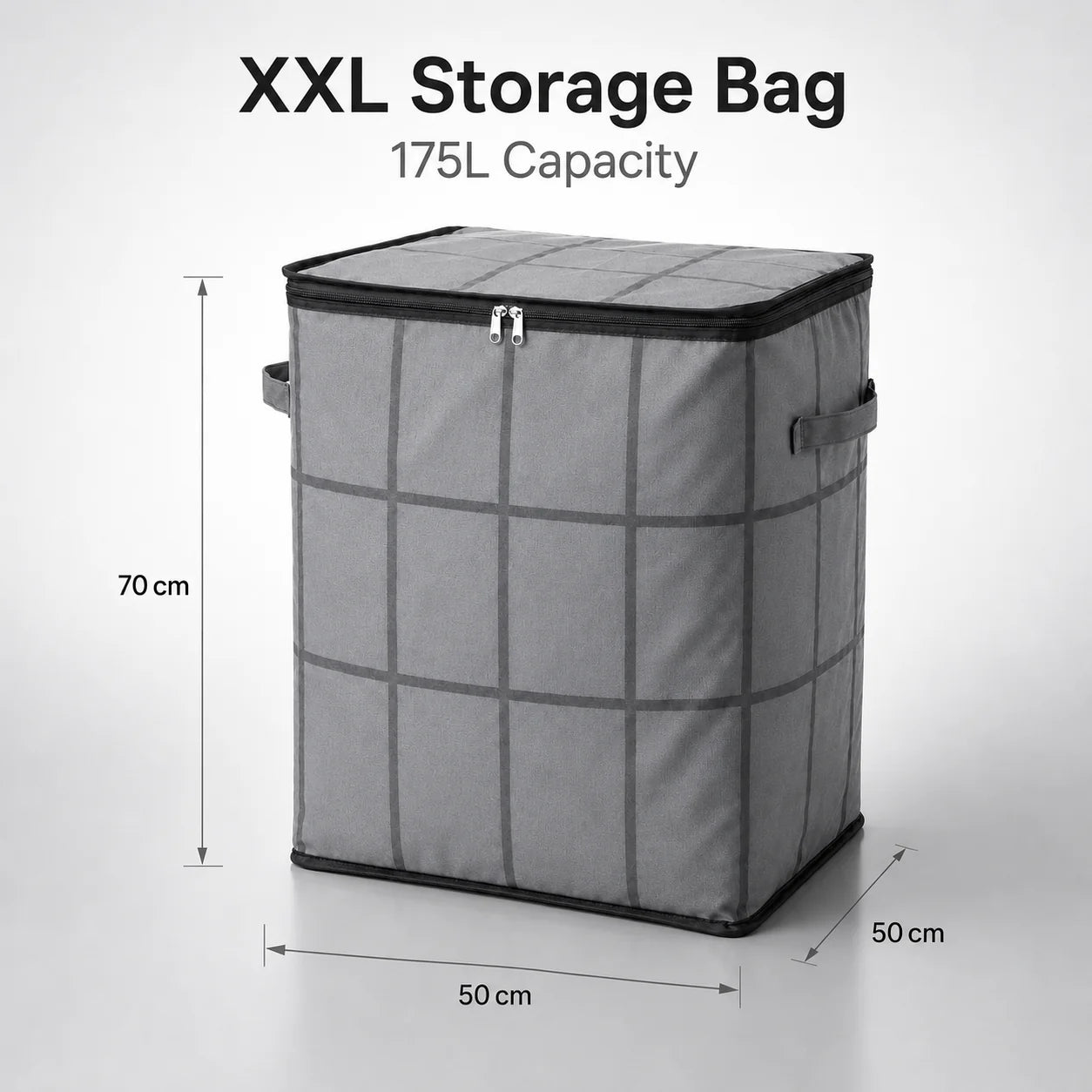 XXL Foldable Storage Bag with Reinforced Handles