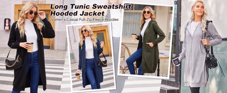 📢📢This Week's Special Price:$27.99!!🔥✨ Women's Zip-Up Fleece Hoodies