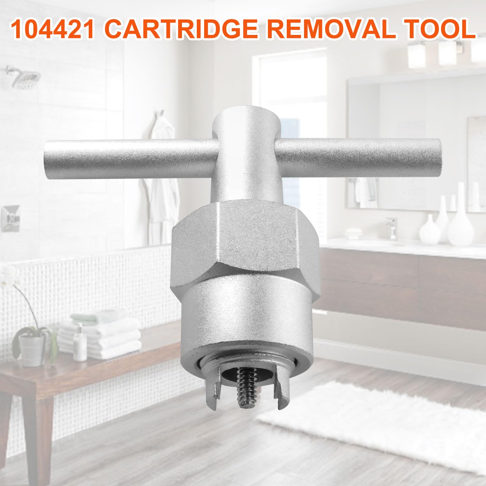Cartridge Removal Tool, Cartridge Puller Compatible with Moen 1200, 1222, & 1225 Single Handle Cartridges summerwins (cartridges not included)