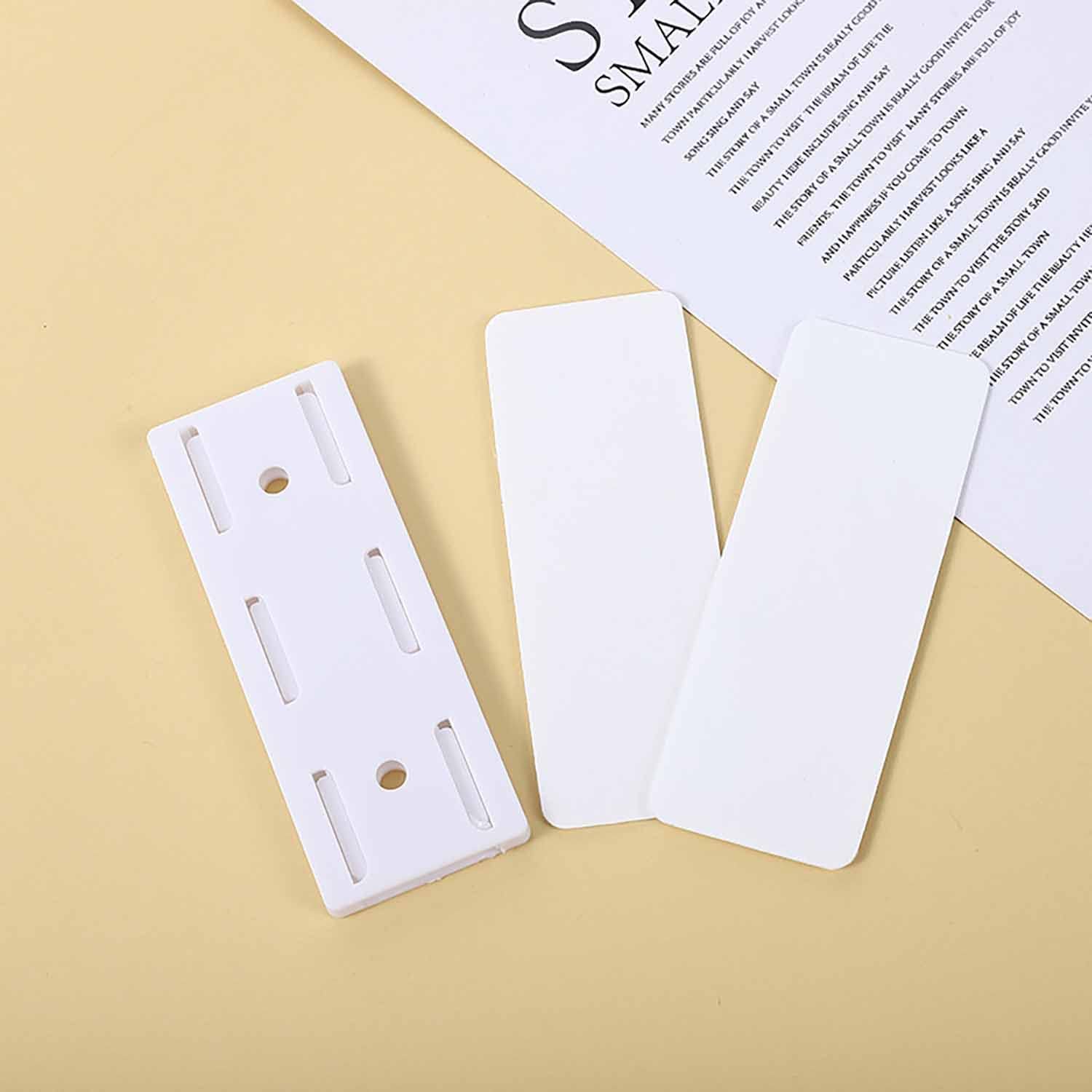 🔌 Punch-Free Self-Adhesive Power Strip Holder, Detachable Wall Mount Socket Fixer for Home Cable Management