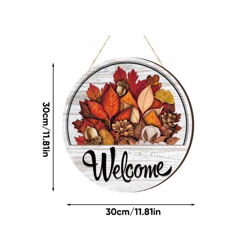 16 Pcs Interchangeable Welcome Sign for Front Door