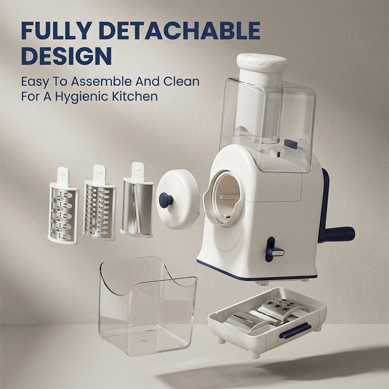 Detachable vegetable slicer components