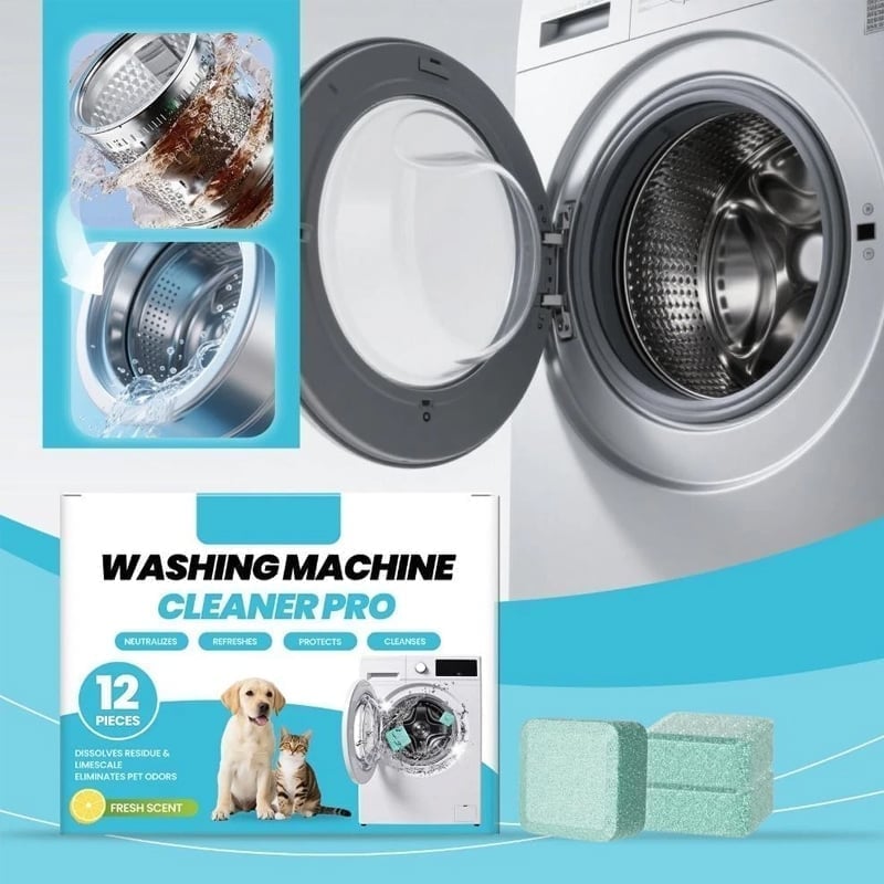 Washing Machine Cleaner Pro tablets for deep cleaning