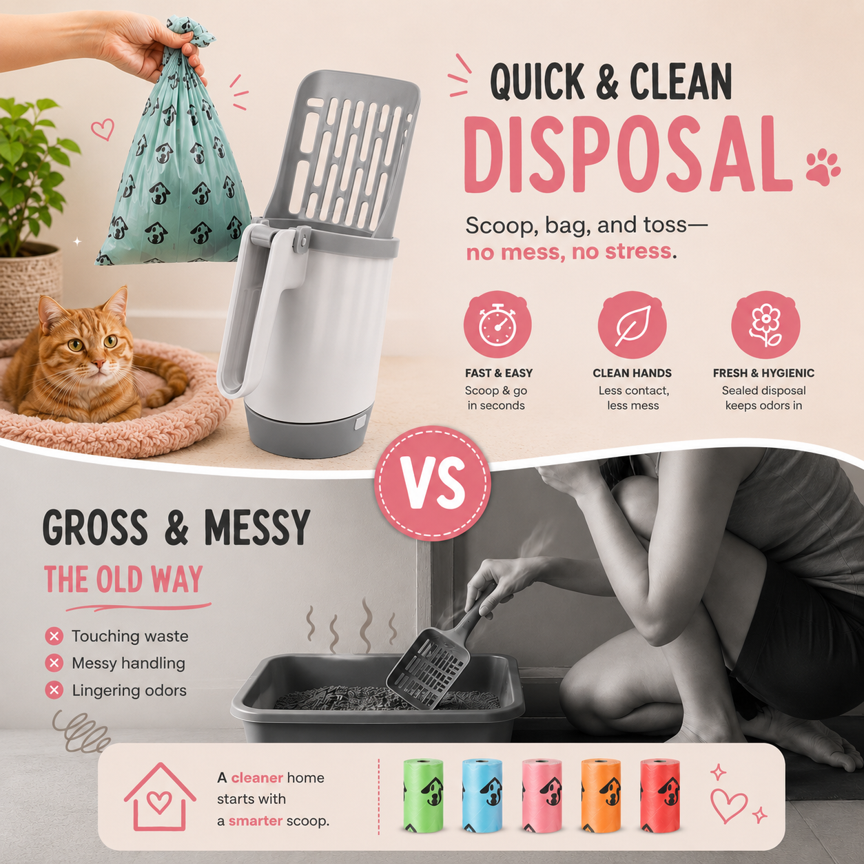 The Mess-Free Cat Litter Scoop