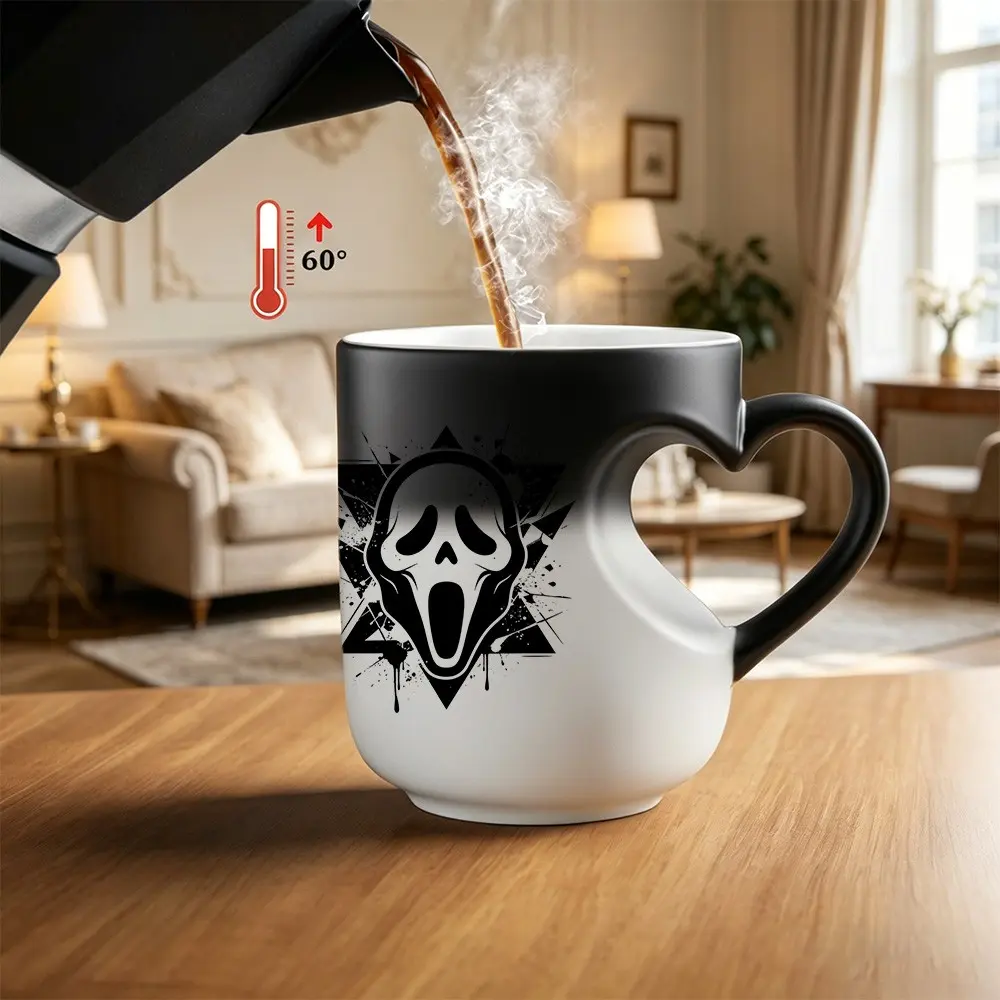 Heart-shaped Color Changing Mug