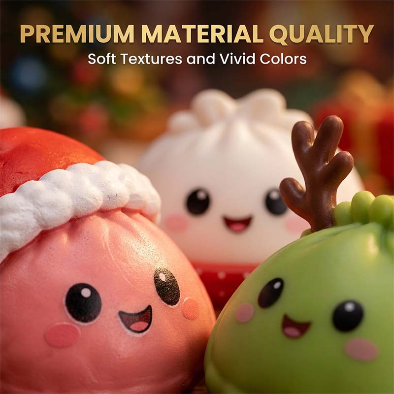 New Christmas Dumpling Squishy Advent Calendar – 24 Surprise Toys