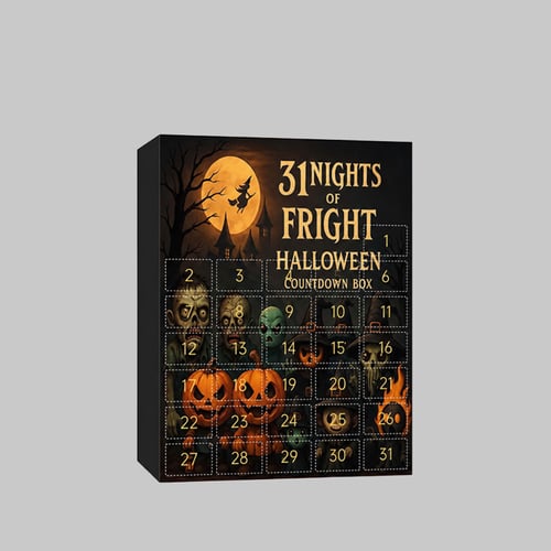 Halloween 31 Nights of Fright countdown box