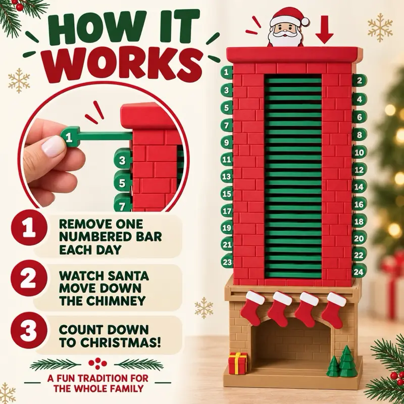 How the Santa Chimney Advent Calendar works