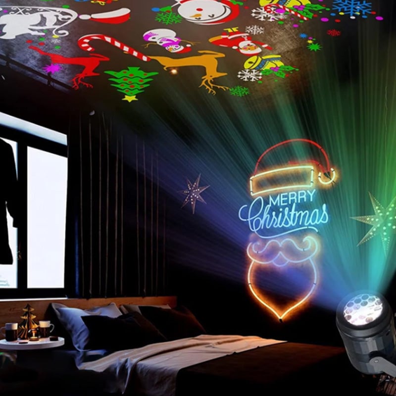 Christmas projector light bedroom decoration