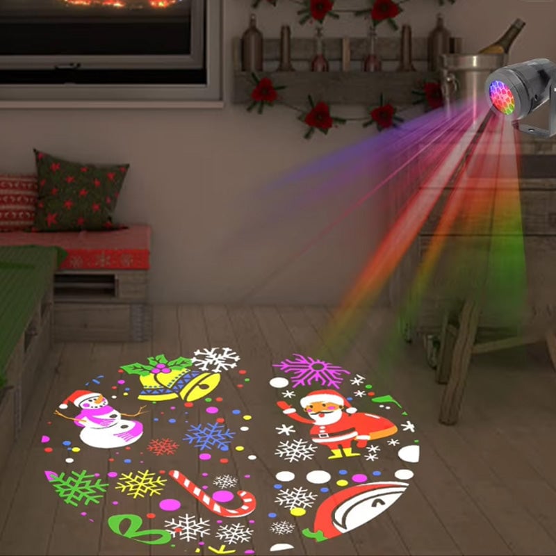 Dynamic Christmas light projection