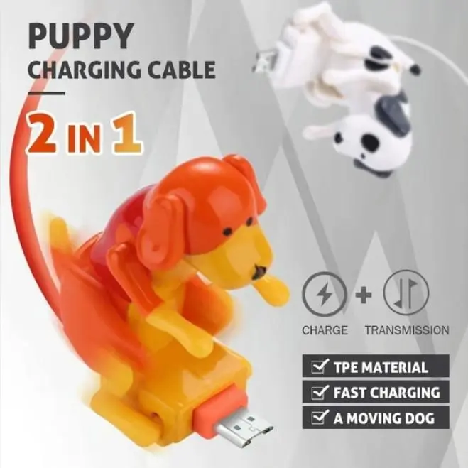 Funny Dog Charging Cable