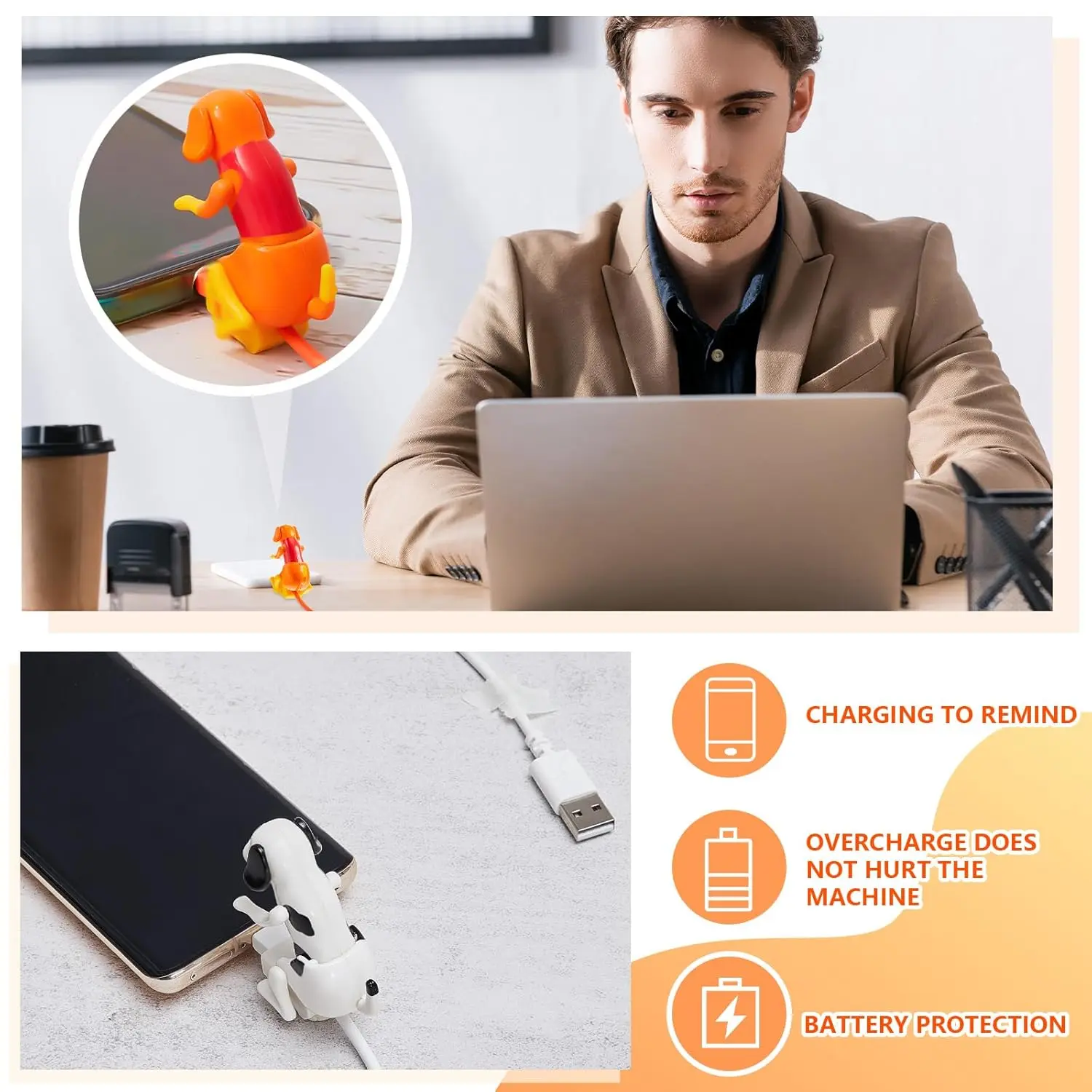 Funny Dog Charging Cable