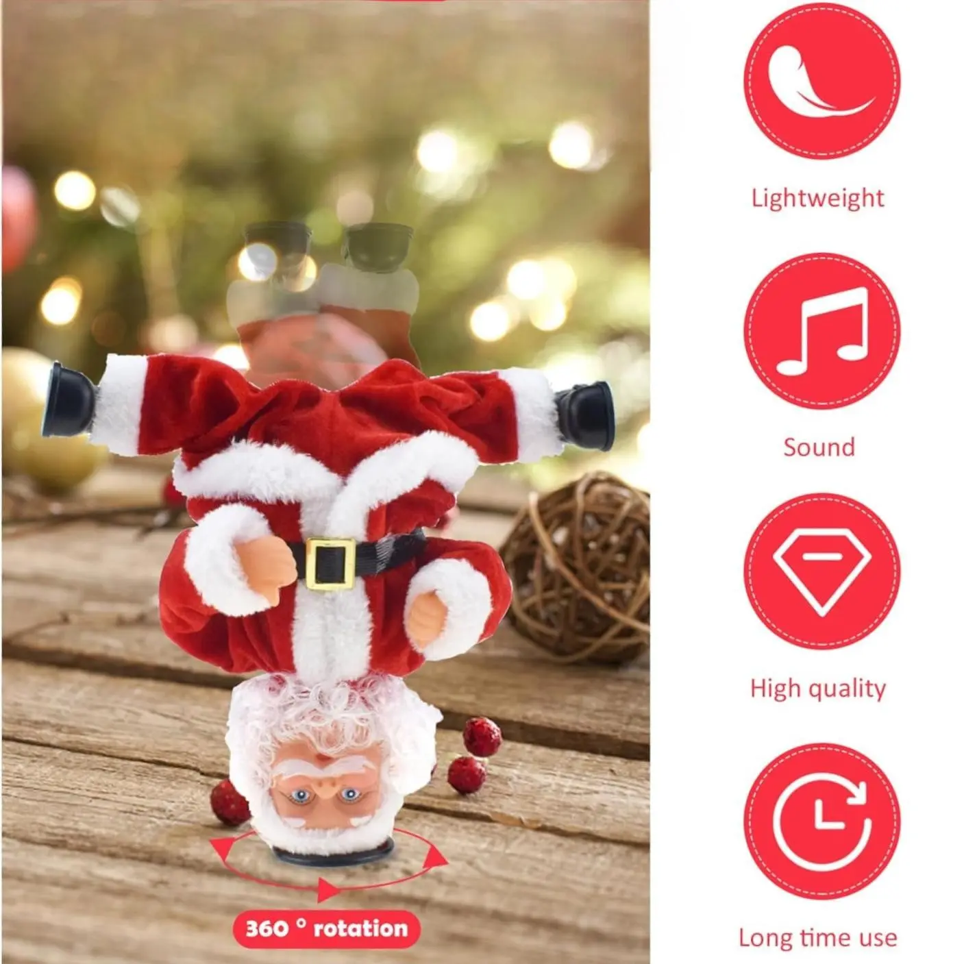 Electric Dancing Santa Claus Toy