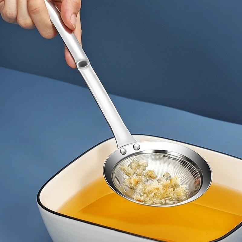 SUS304 Stainless Steel Fat Skimmer Spoon