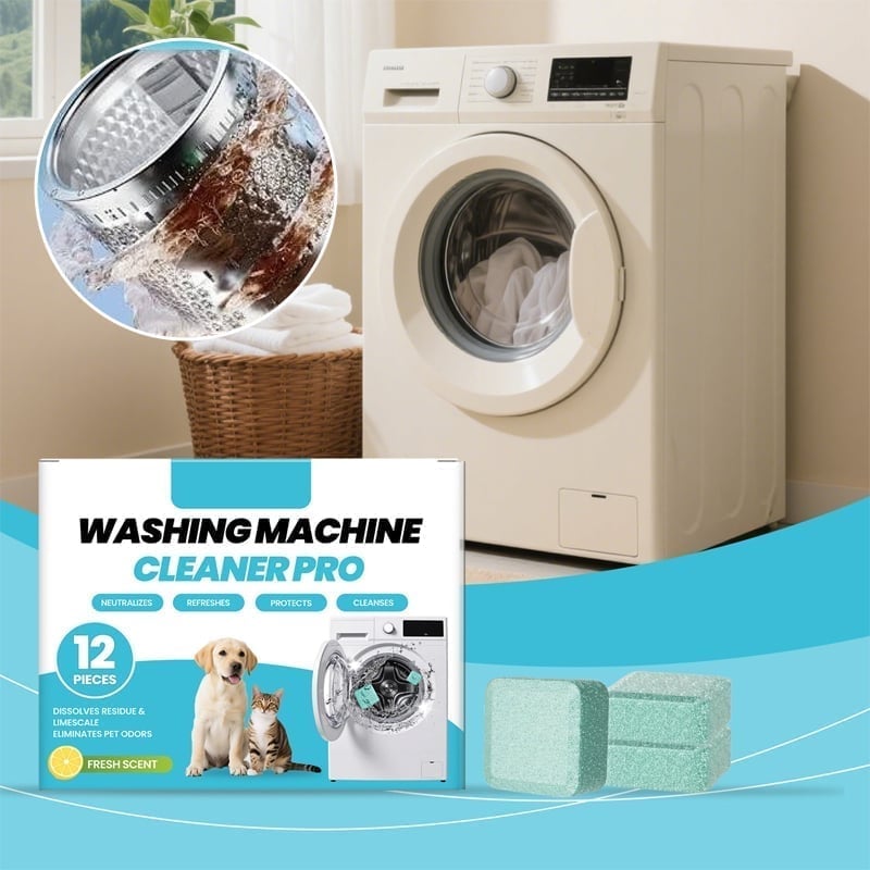 Washing machine cleaner used for drum maintenance