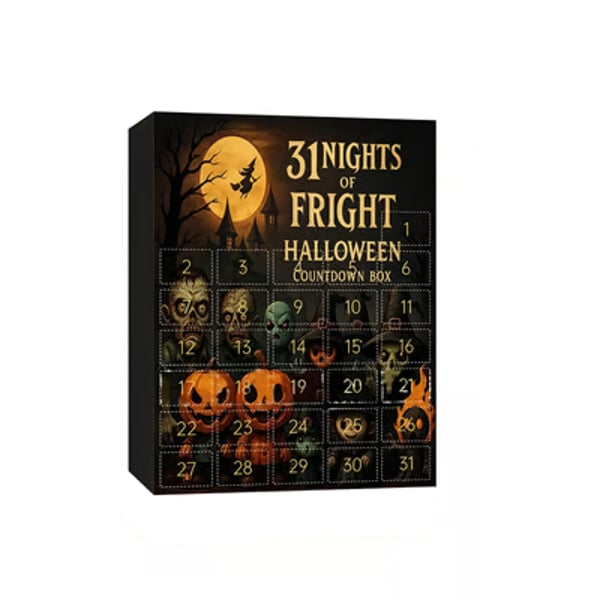 31 Nights of Fright Halloween Countdown Blind Box