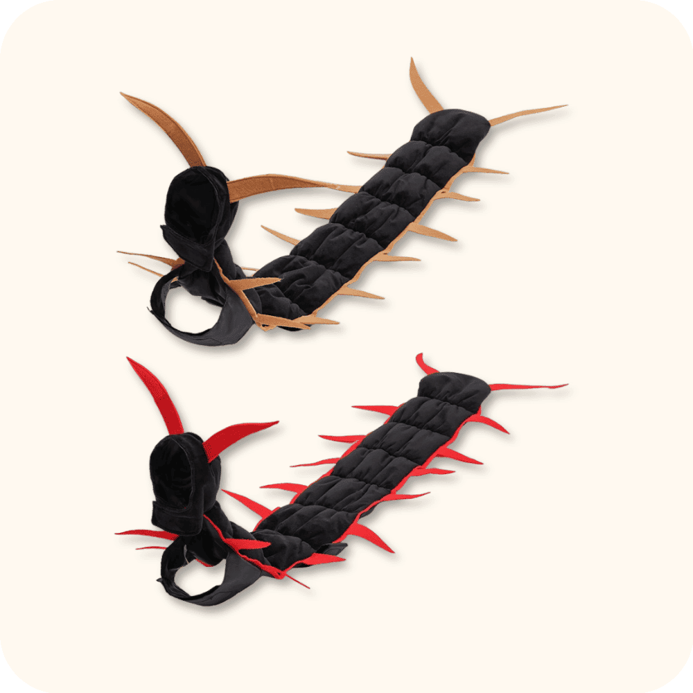 🎃 Halloween Centipede Costume For Cats, Realistic Segmented Creepy Crawly Pet Outfit, Party Photo Prop Novelty Gift For Cat Lovers