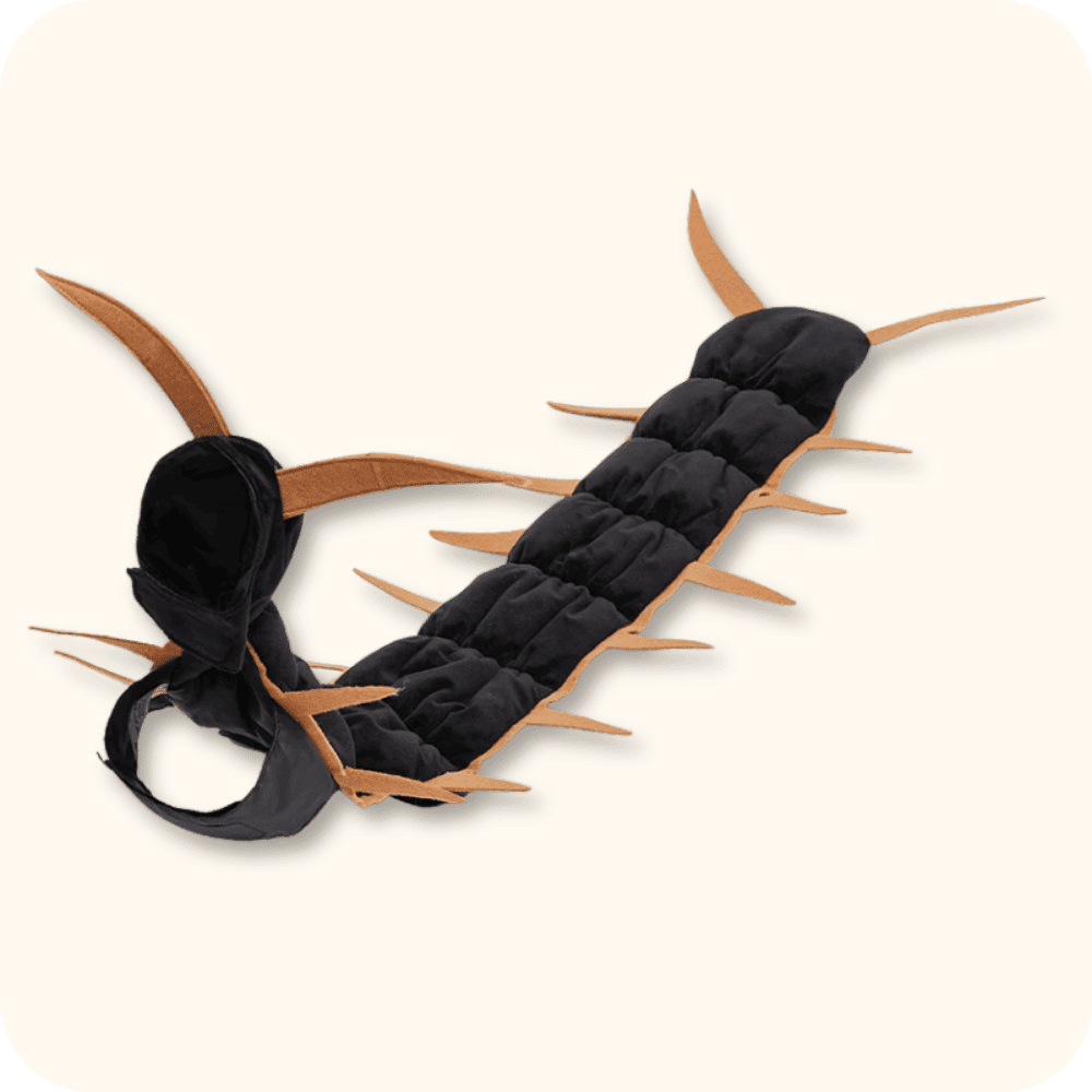 🎃 Halloween Centipede Costume For Cats, Realistic Segmented Creepy Crawly Pet Outfit, Party Photo Prop Novelty Gift For Cat Lovers