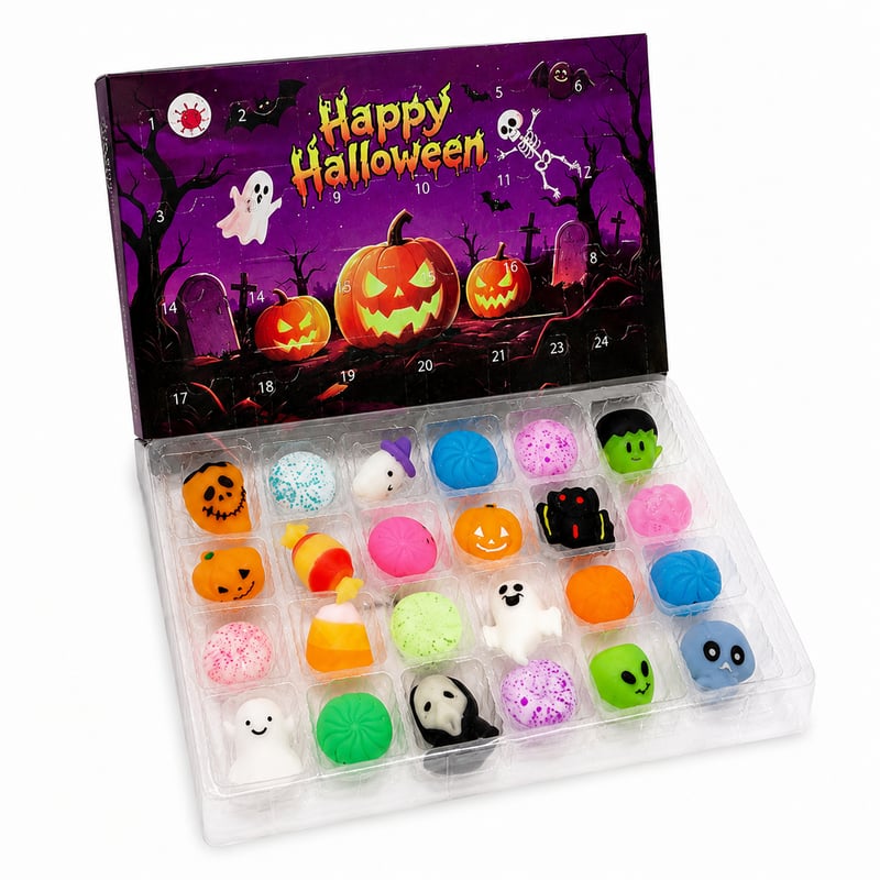 New Christmas Dumpling Squishy Advent Calendar – 24 Surprise Toys