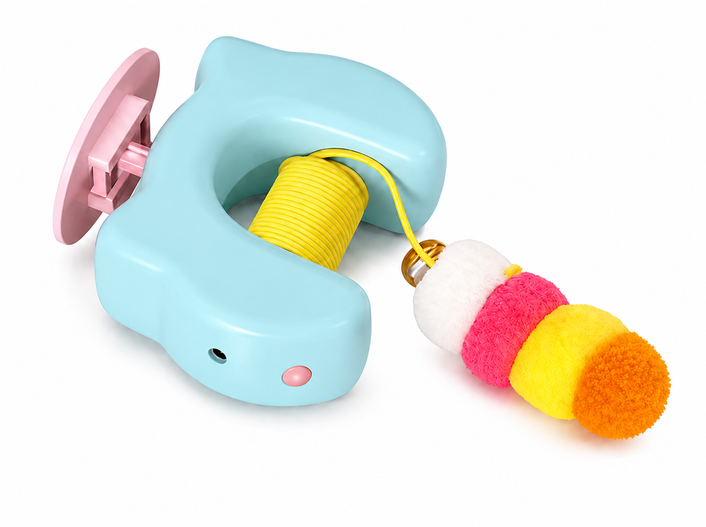 🐱 Automatic Hanging Electric Cat Toy, USB Rechargeable Random Lifting Feather Cat Teaser for Indoor Cats