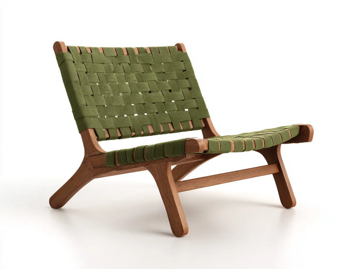 Outdoor-Freizeitstuhl 60×63×83 cm - Metall - braun - für Terrasse und Garten - kompakter Armlehnenstuhl mit offener Rückenfläche-Savaiabode