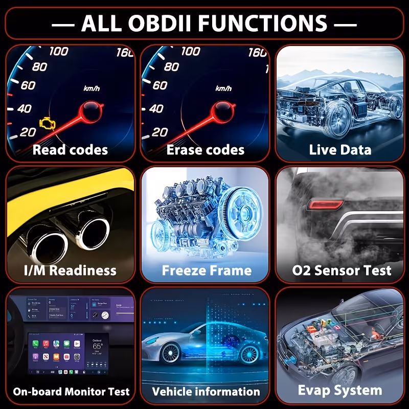 advanced reader scanner aotomotive diagnostic tool with faster chips supports 10 languages and most cars after 1996 Product details 4