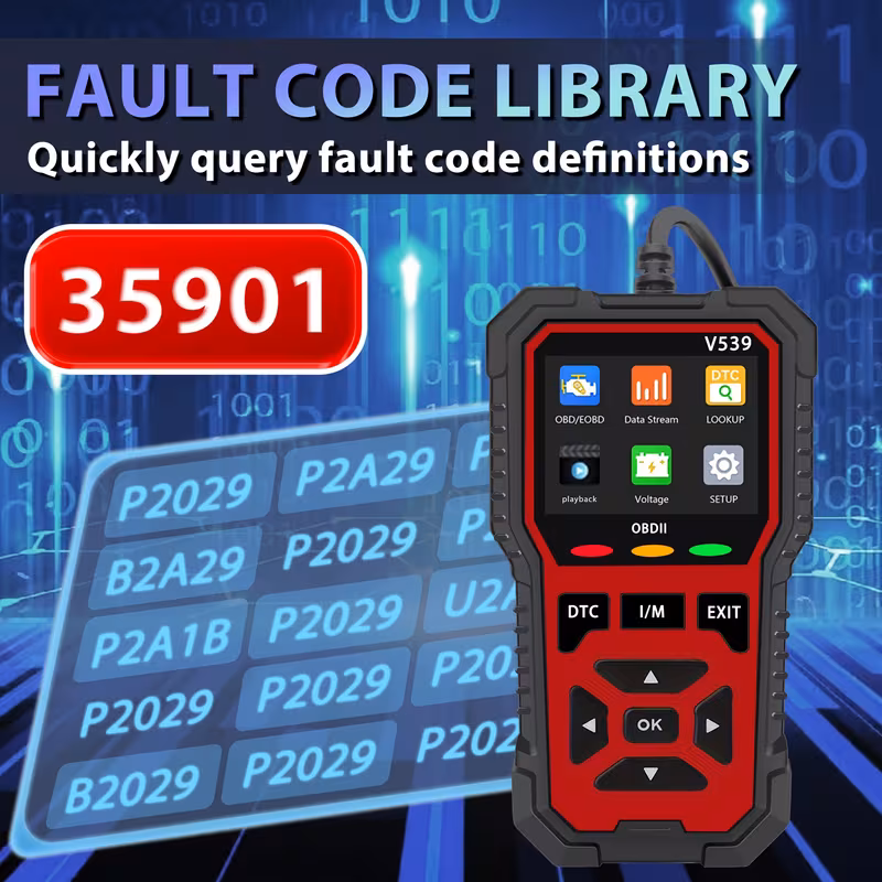 advanced reader scanner aotomotive diagnostic tool with faster chips supports 10 languages and most cars after 1996 Product details 2