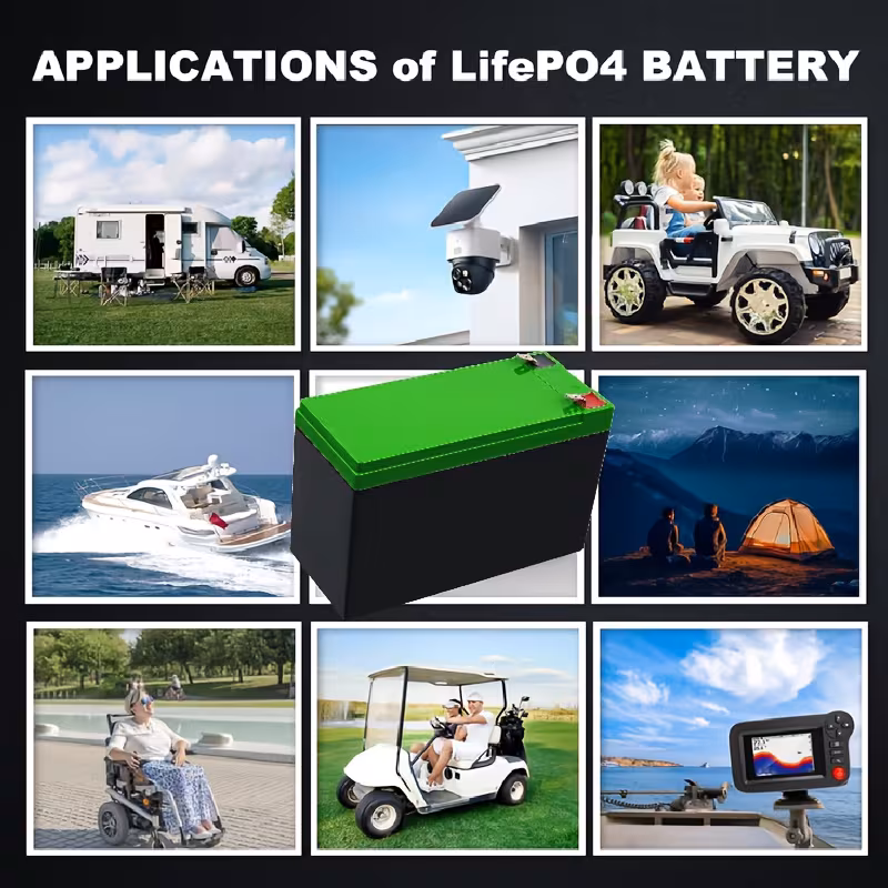 1pc 12v 7 0ah lifepo4 lithium battery   with bms over 3000 deep cycles suitable for rvs   off grid storage and more     and black rechargeable   ideal for   motors marine use Product details 1