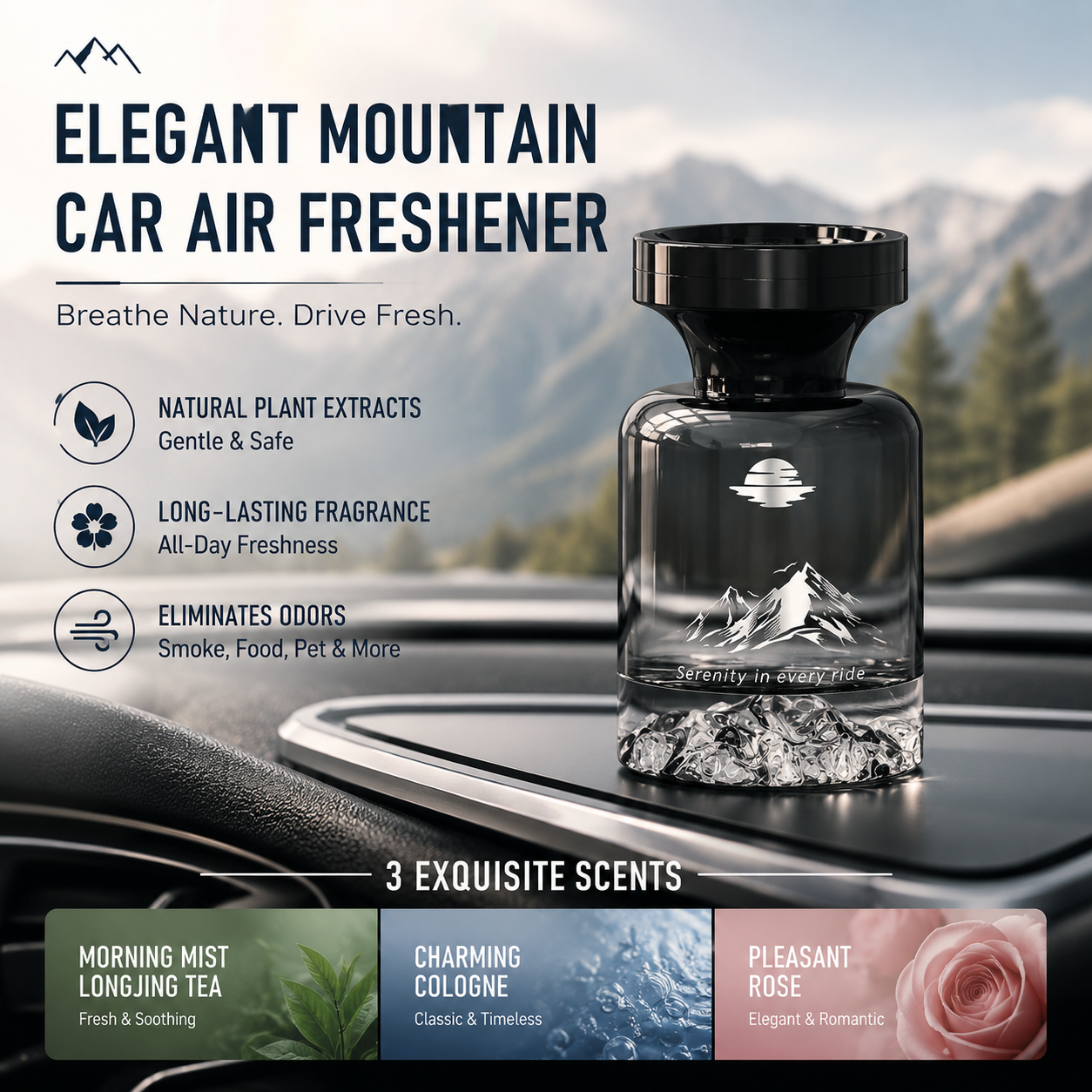 Elegant Mountain Car Fragrance