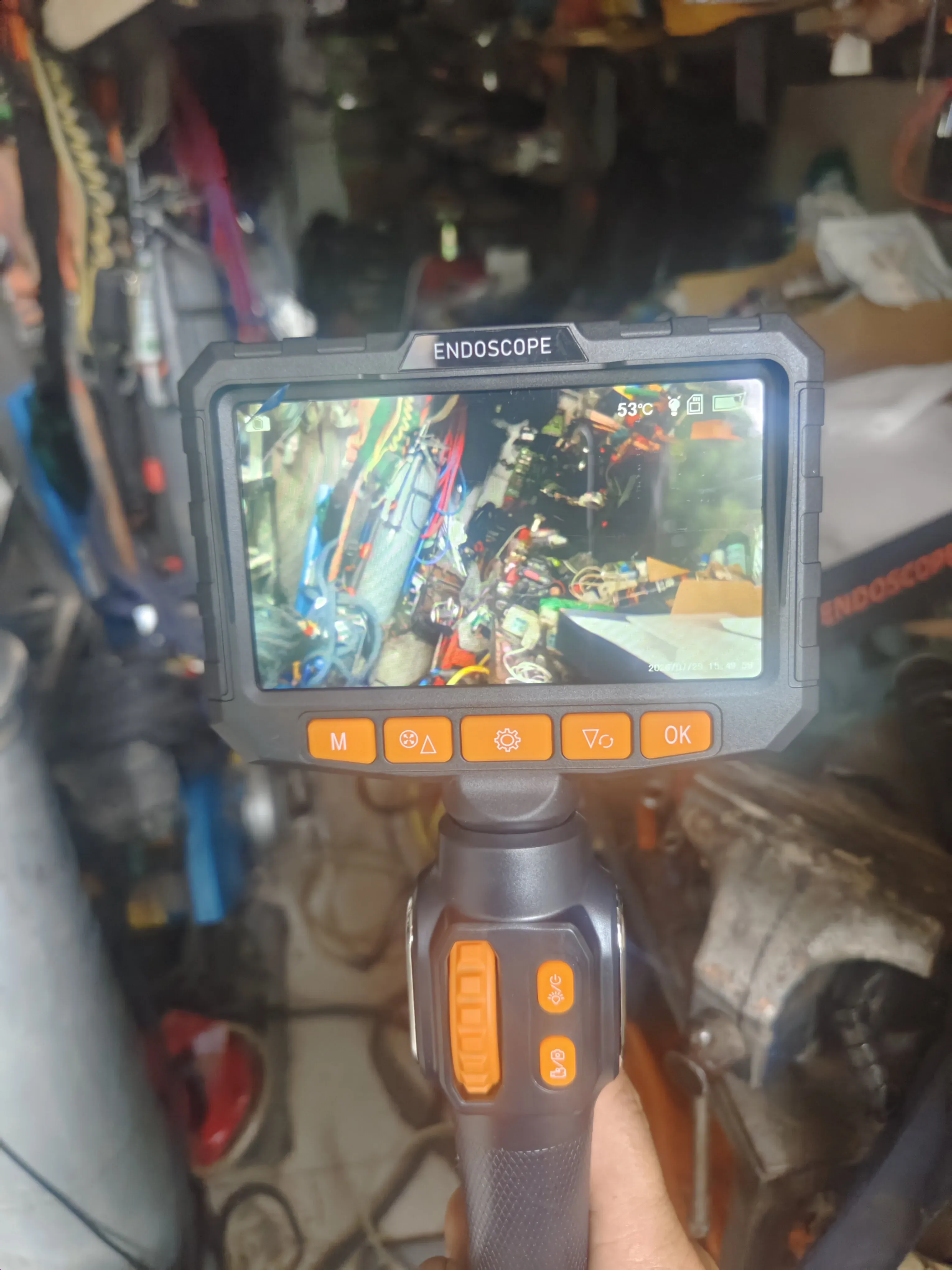 C50 customer review media from an industrial inspection job