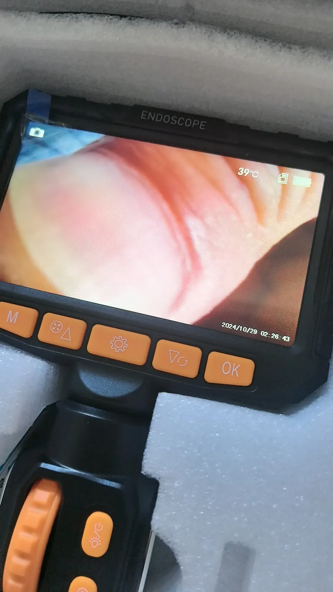 C50 customer review media from an industrial inspection job