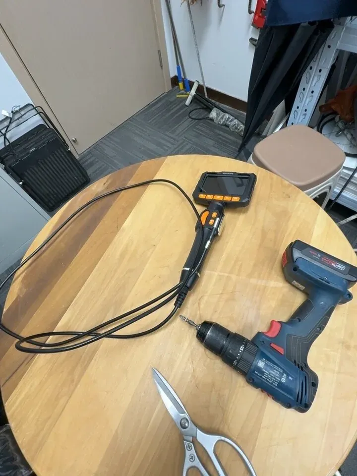 C50 customer review media from an industrial inspection job